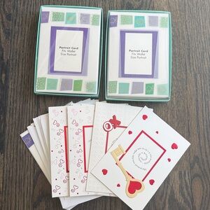 Card Photo Frames by The Picture People (3 Boxed Sets = 36 cards total) OPEN BOX